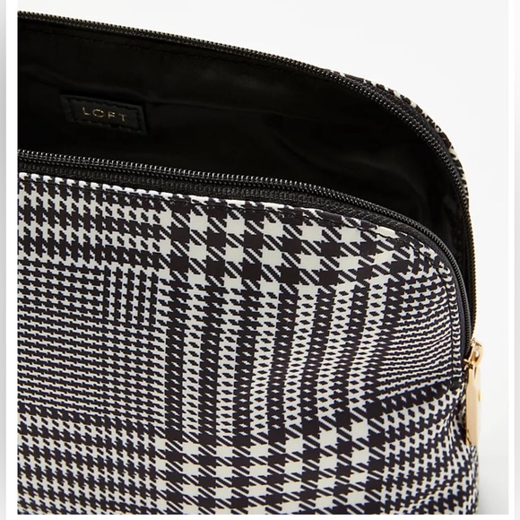 Houndstooth Cosmetic Pouch - Picture 2 of 2